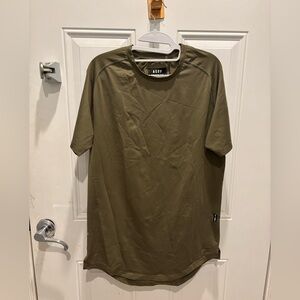 ASRV Shirt Mens Medium Green Short Sleeve